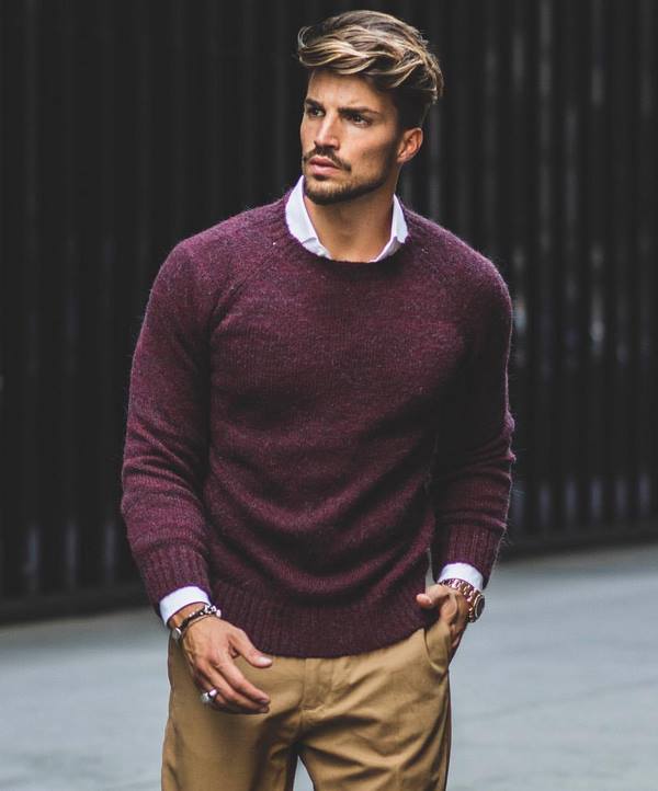 Модные мужские свитера 
